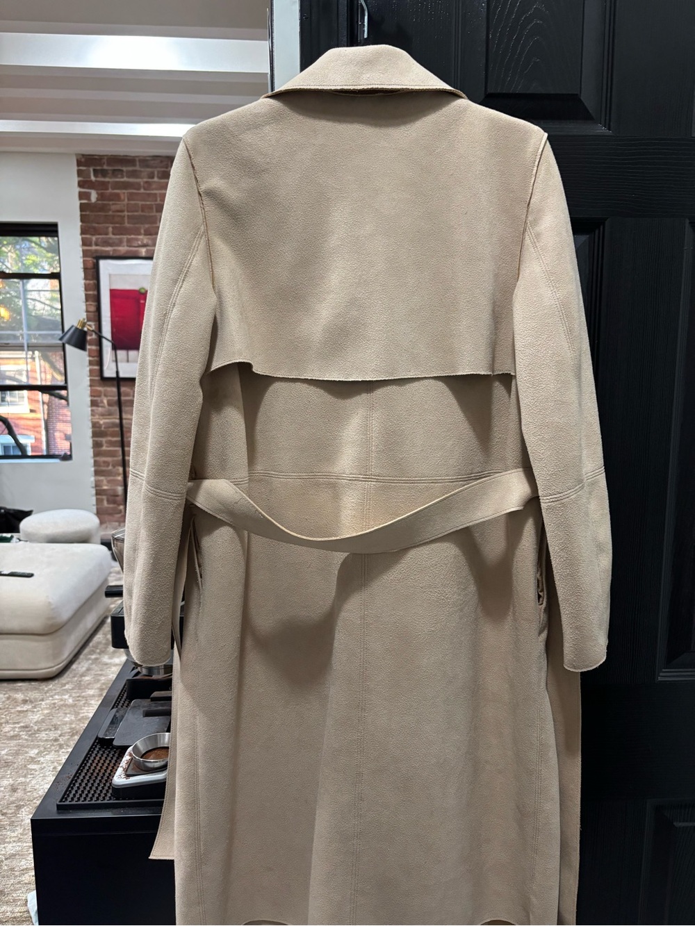 H&M Classic Camel Belted Trench Coat - Women - Picture 5 of 6